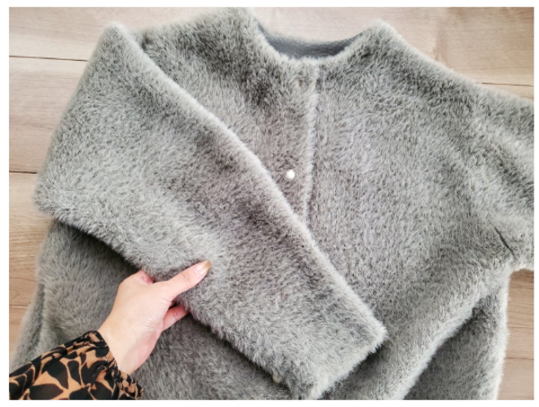 yuki×HAPTIC】フェザーヤーンダブルフェイスニットカーディガン ROOM