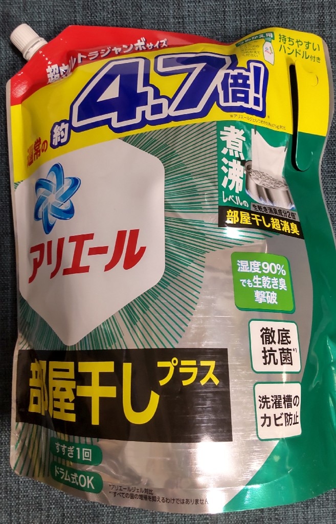 野花 卯月 アリエール 液体 ジェル 部屋干し 超ウルトラジャンボ 2.24