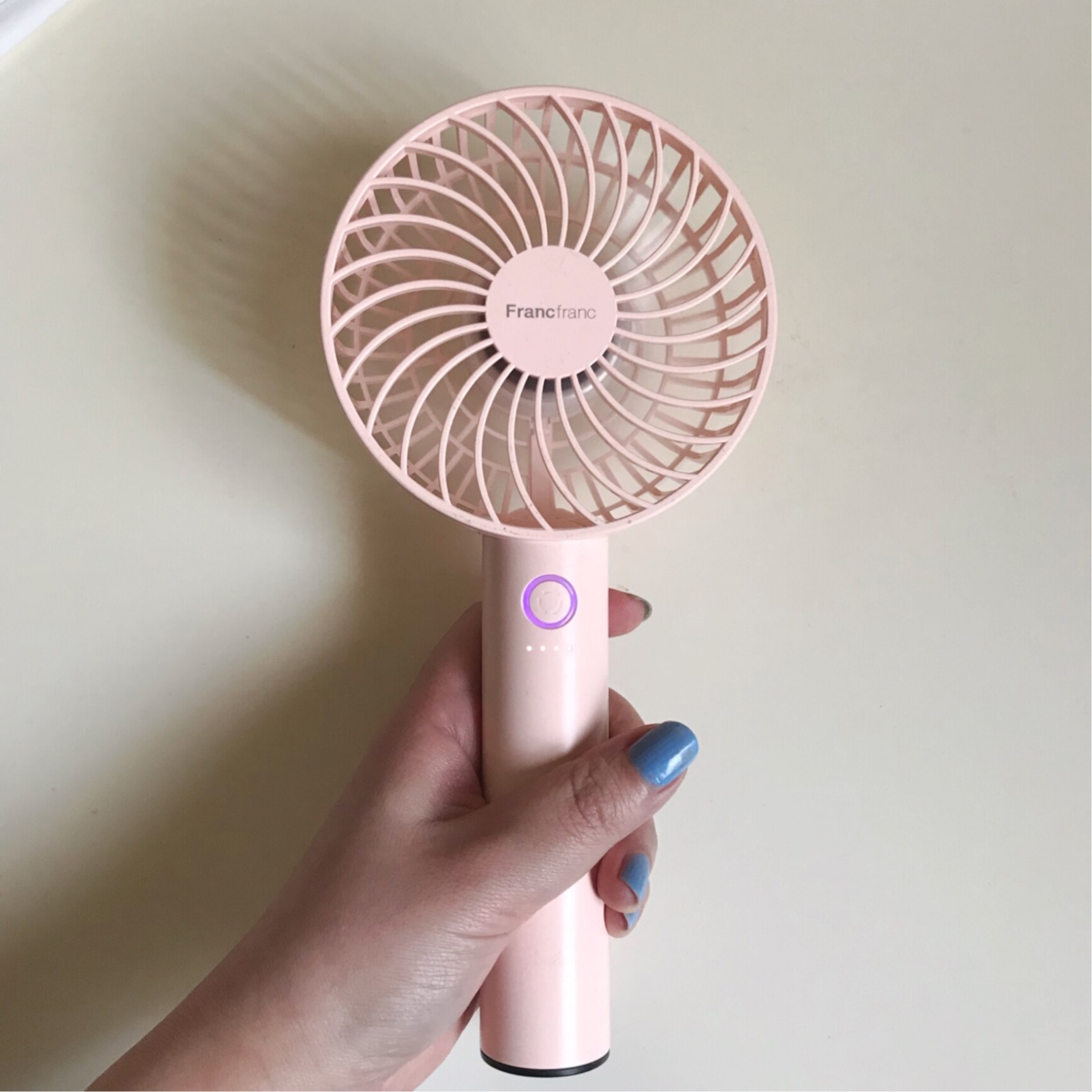 新品　フランフラン　ハンディファン　ピンク　プレゼント　Francfranc Amazon | ハンディファン 充電 扇風機 ハンディ フランフラン