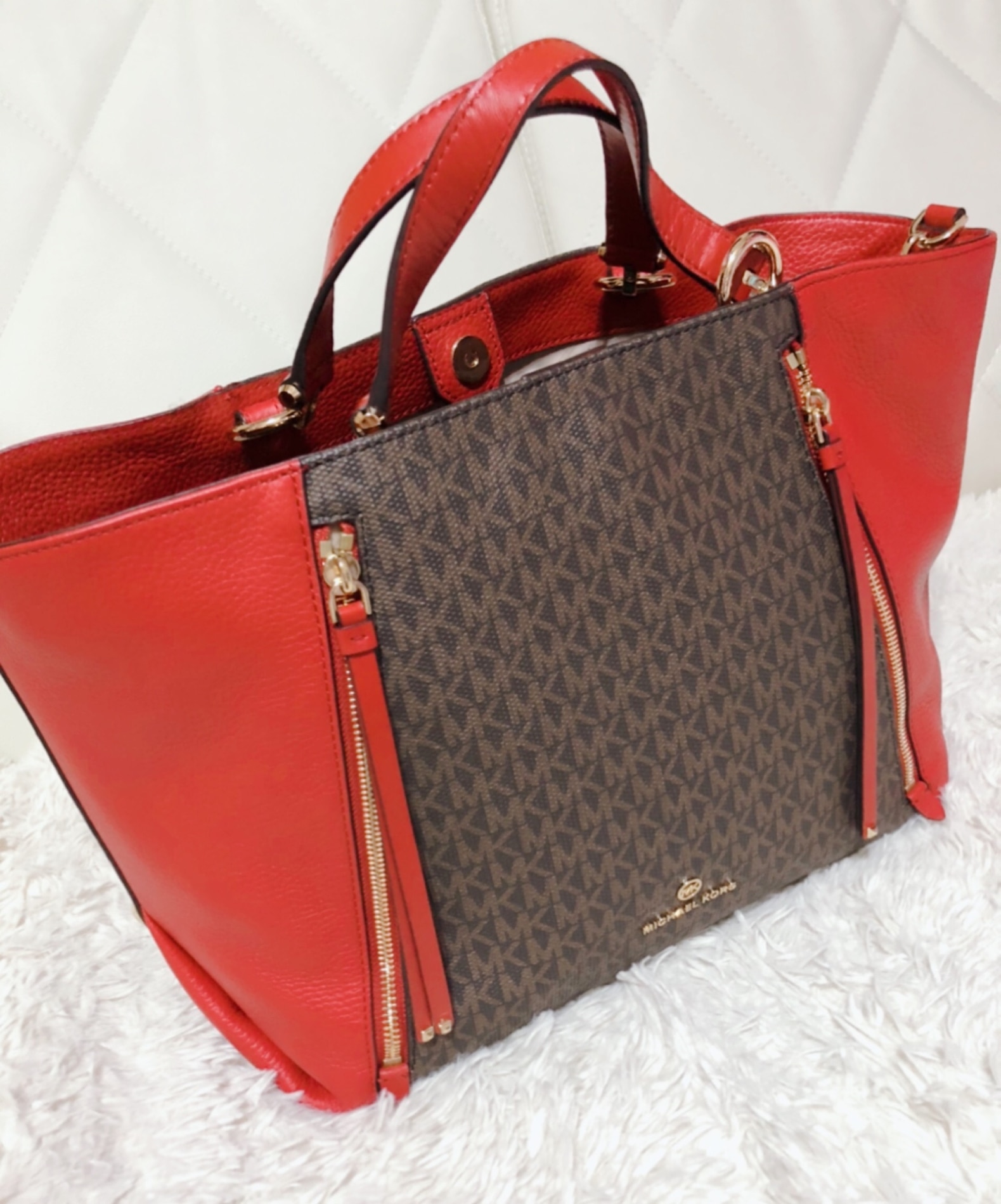 MICHAEL KORS BROOKLYN グラブトート MKシグネチャー 【公式通販】
