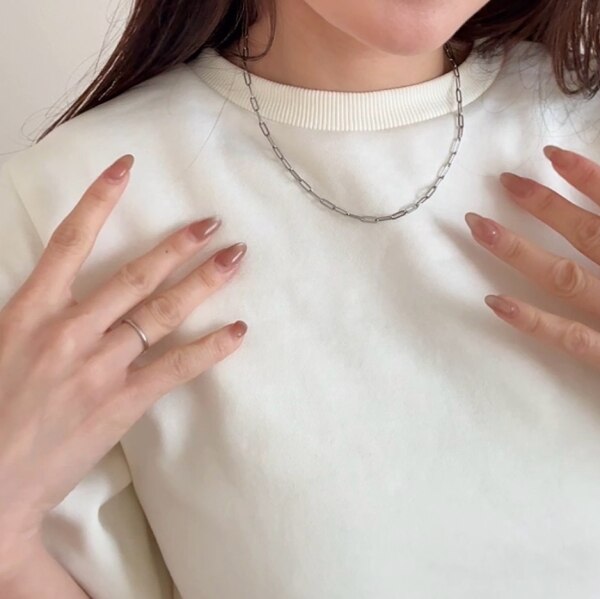 サージカルステンレス】ネックレス 金属アレルギー対応 つけっぱなし 