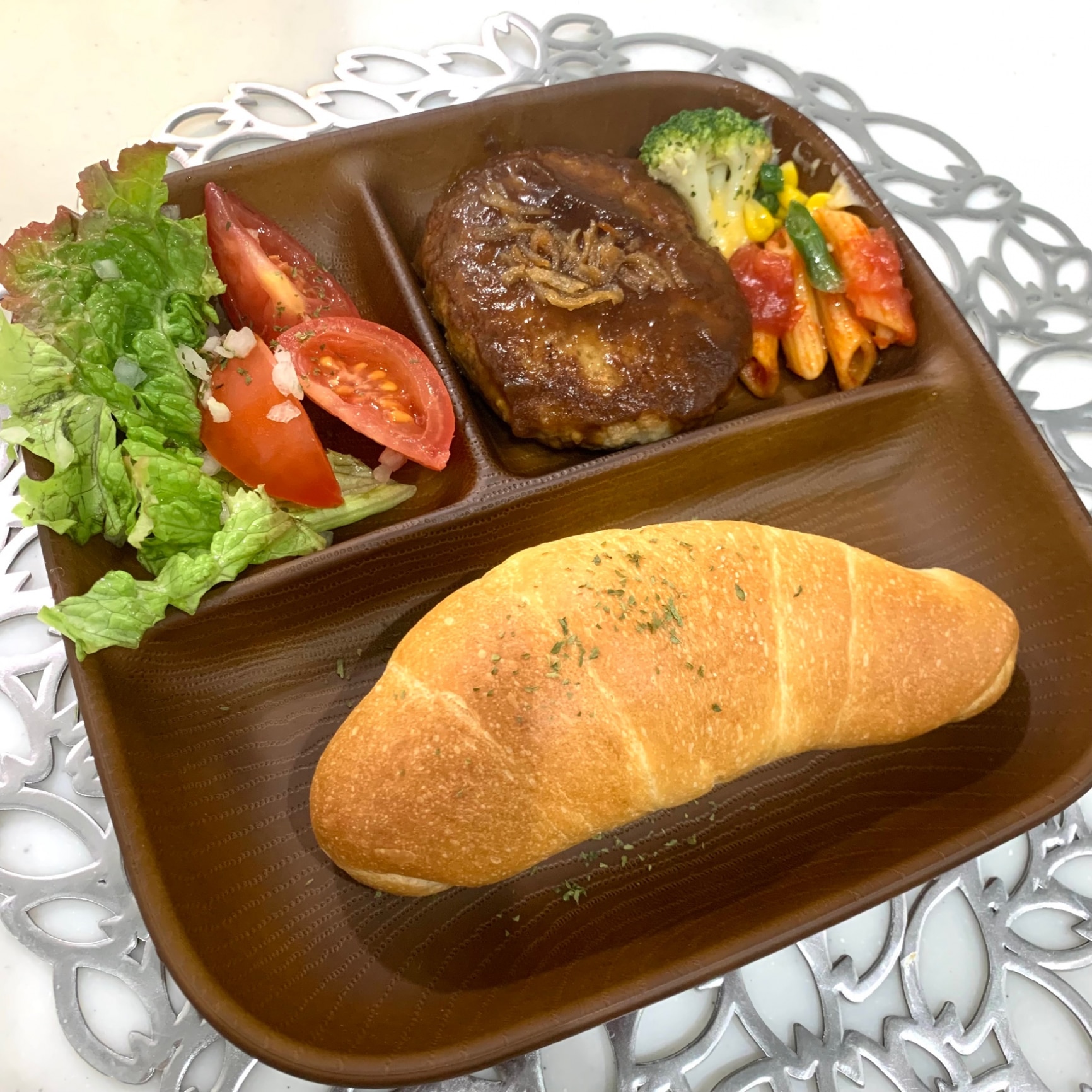 ランチプレート 仕切り皿 深め 子供 大人【NH home スクエアワン