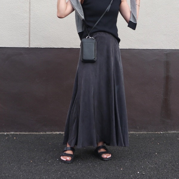 plage Fibril ギャザーロングSK Re.5 プラージュ スカート ロング  