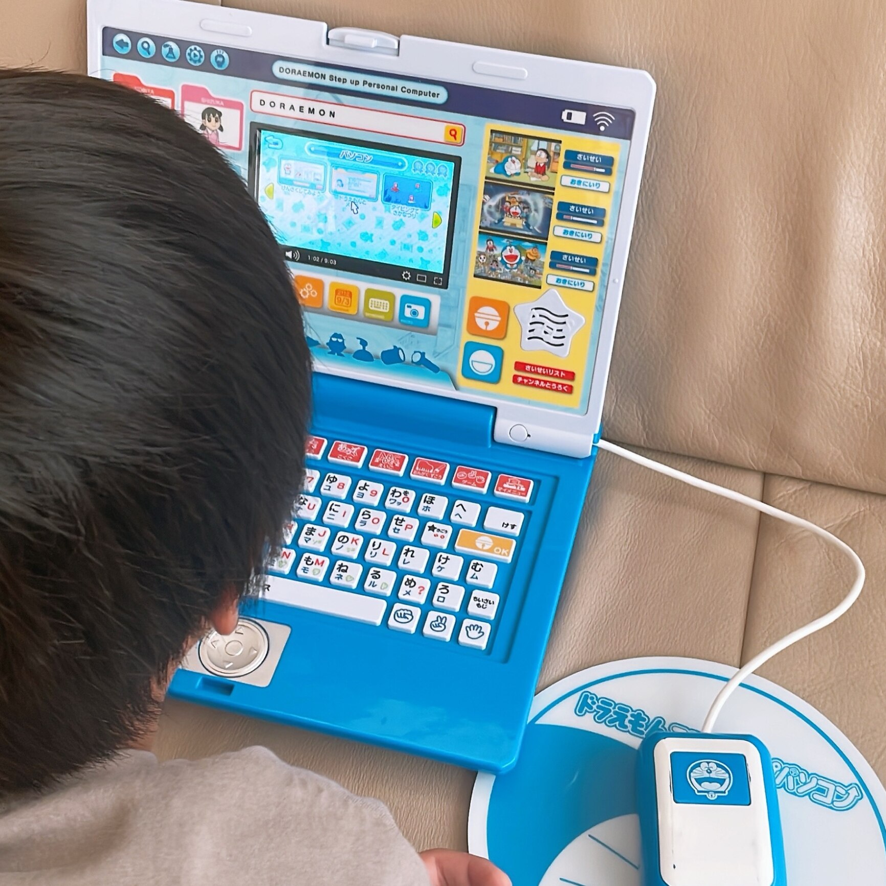 ドラえもんステップアップパソコン 3歳以上 BANDAI バンダイ ドラえもんステップアップパソコン 3歳以上 教育