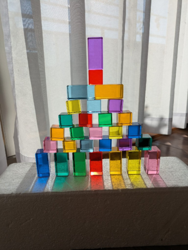 ジュエル積み木 ☆親子で夢中！宝石のような積木☆ラッピング済み