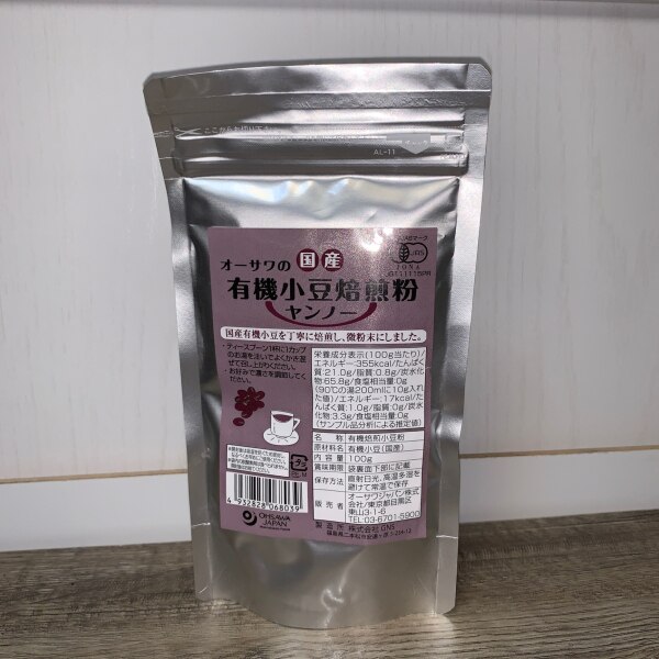 購入 オーサワジャパン 国内産 有機 小豆焙煎粉 ヤンノー 100g 4個セット 栄養・健康ドリンク