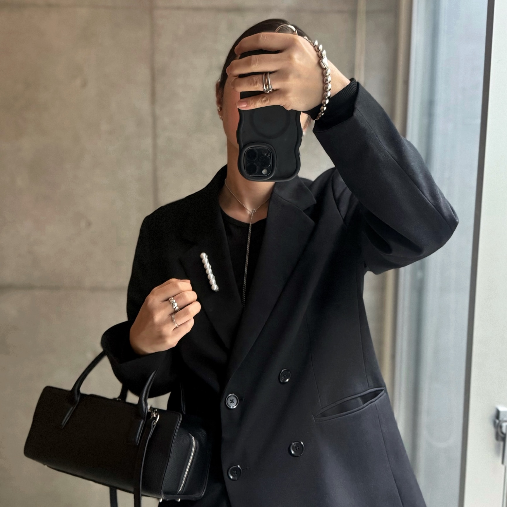 【10%OFFクーポン配布中】N244 ネックレス ロング ステンレス 付け方色々 タッセル つぶつぶ チェーン レディース 金属アレルギー対応 おしゃれ 個性 シンプル 高級感 シルバー 錆びない シンプル つけっぱなし プレゼント 調節可能 ジュエリー - メイン画像 2