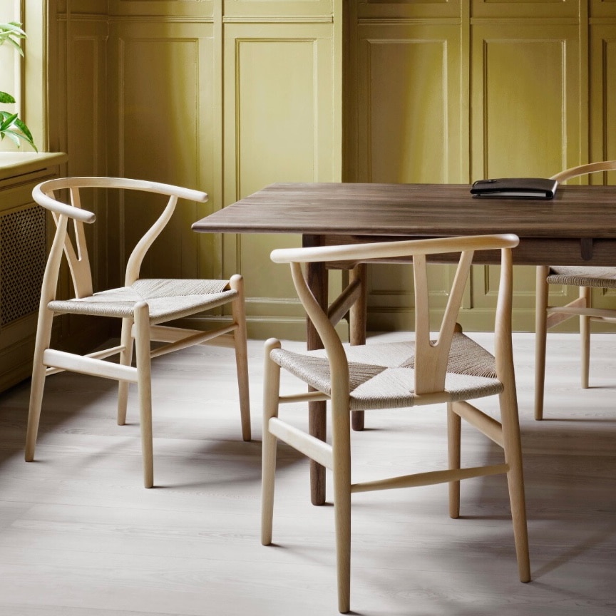 Yチェア CH24 ソープ仕上げ 45cm座高（2023年購入）美品