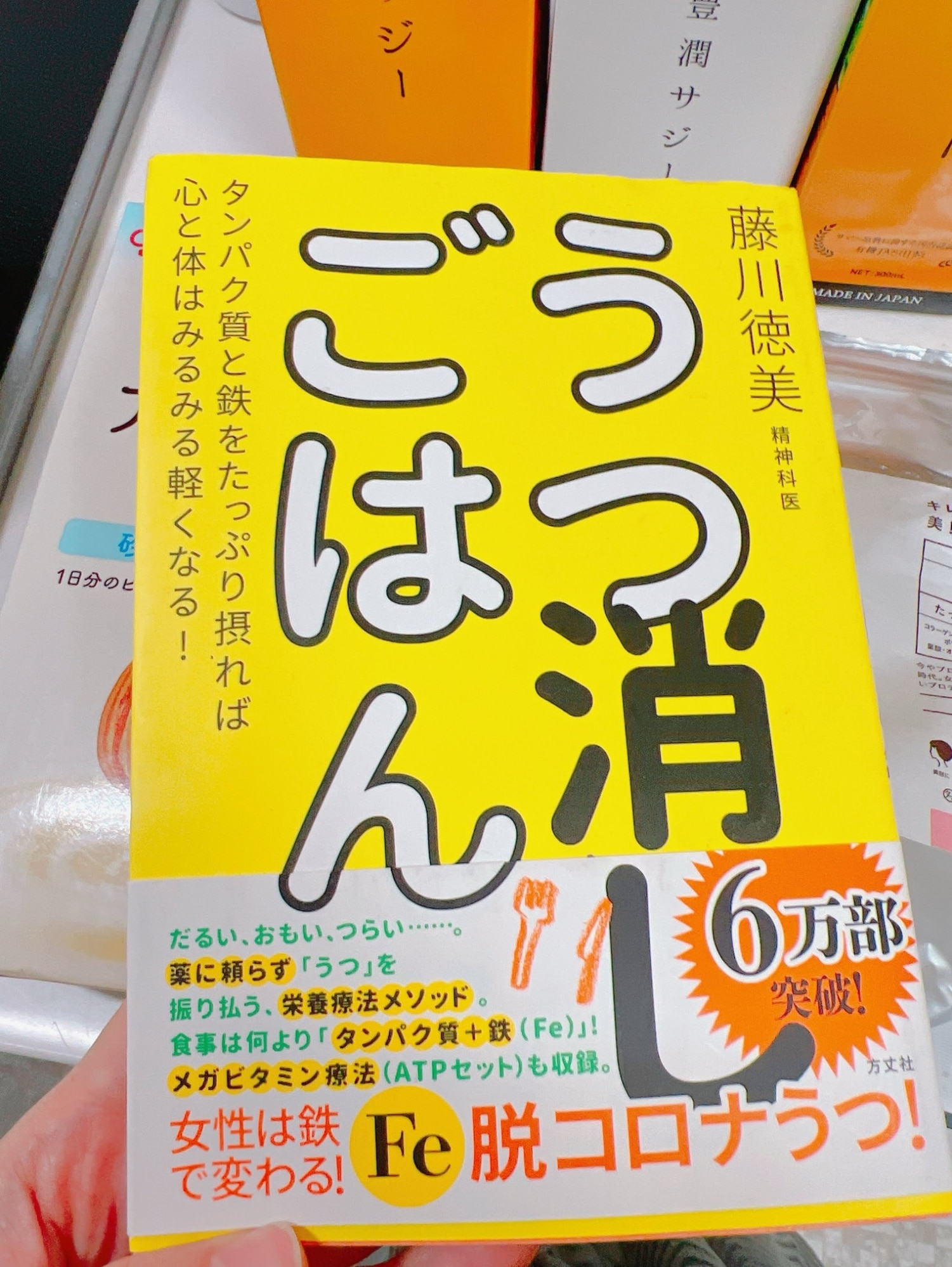 うつ消しごはん タンパク質と鉄をたっぷり摂れば心と体はみるみる軽くなる！ [ 藤川徳美 ]