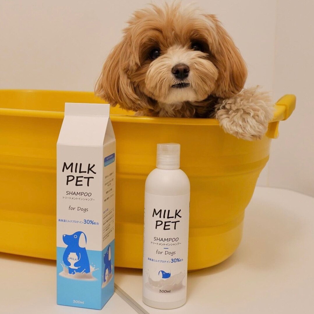 公式店】【トリマー監修】MILKPET トリートメントインシャンプー 犬用 300ml | ミルクペットシャンプー オーガニック 保湿 低刺激  ボタニカル 犬用シャンプー ペットシャンプー シャンプー ペット用シャンプー いぬシャンプー イヌシャンプー 犬 フケ かゆみ 弱酸性 無添加