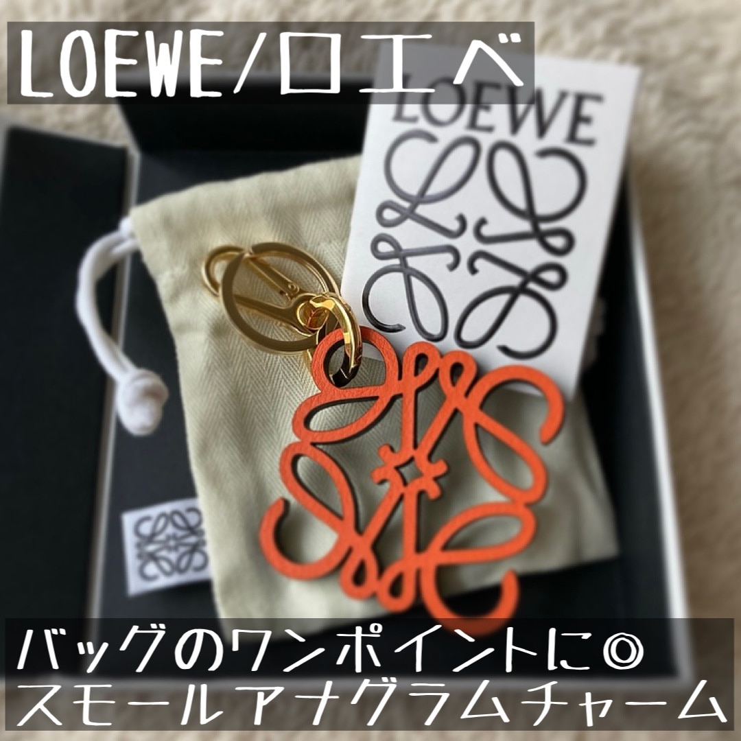 LOEWE ロエベ スモールアナグラム チャーム C821232X06 9154 イタリア