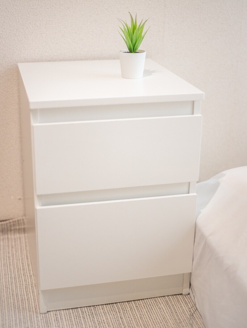 IKEA イケア KULLEN クレン チェスト 引き出し 2段 ホワイト 収納 家具