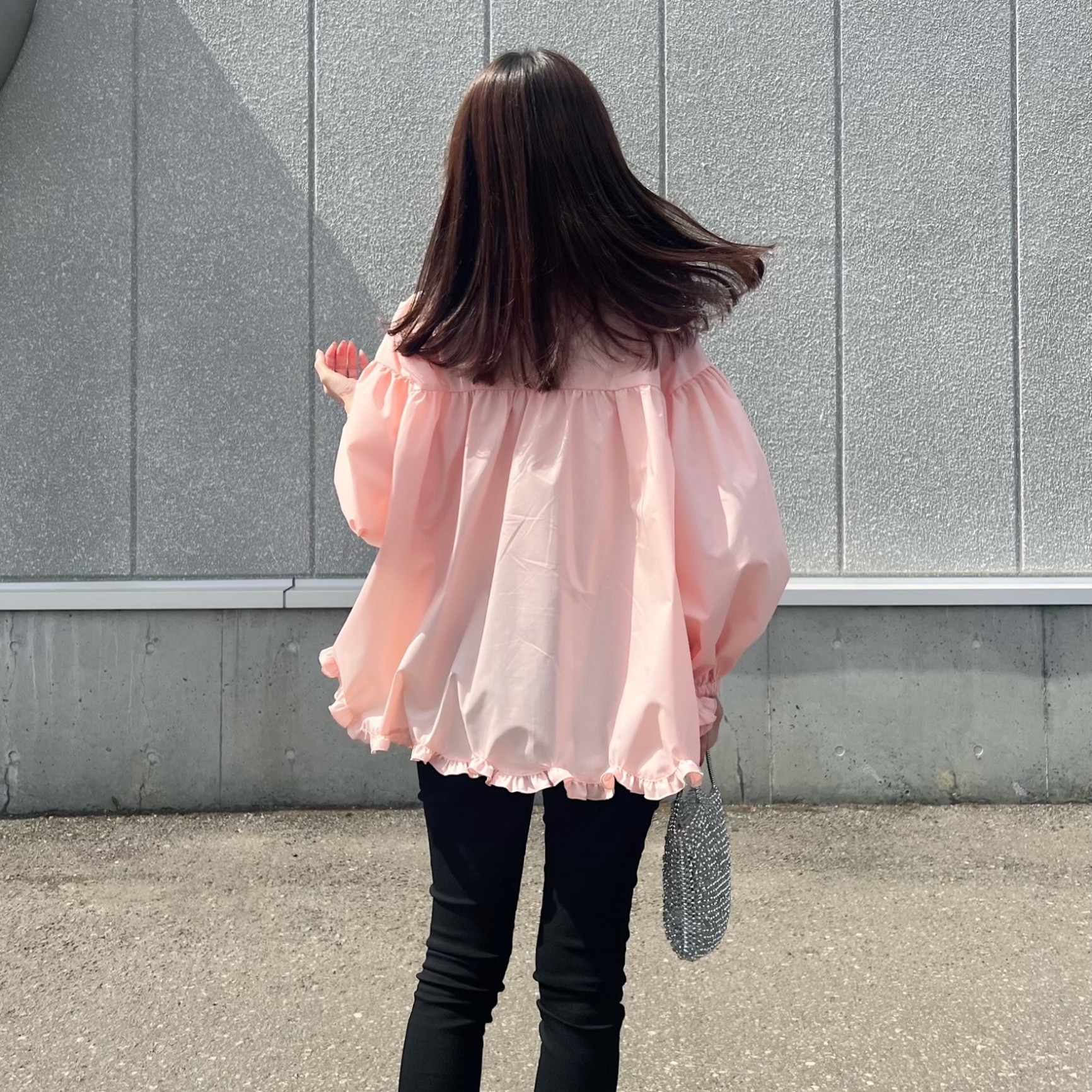 ensuite ×Yumi Kakiuchi Scallop flower blouse スカラップフラワー