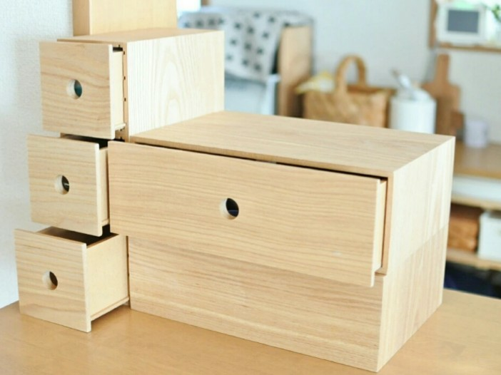 無印良品 MDF 木製小物収納 4点セット 2019〜2020年頃購入 無印良品 MDF 木製小物収納 4点セット 2019〜2020年頃購入