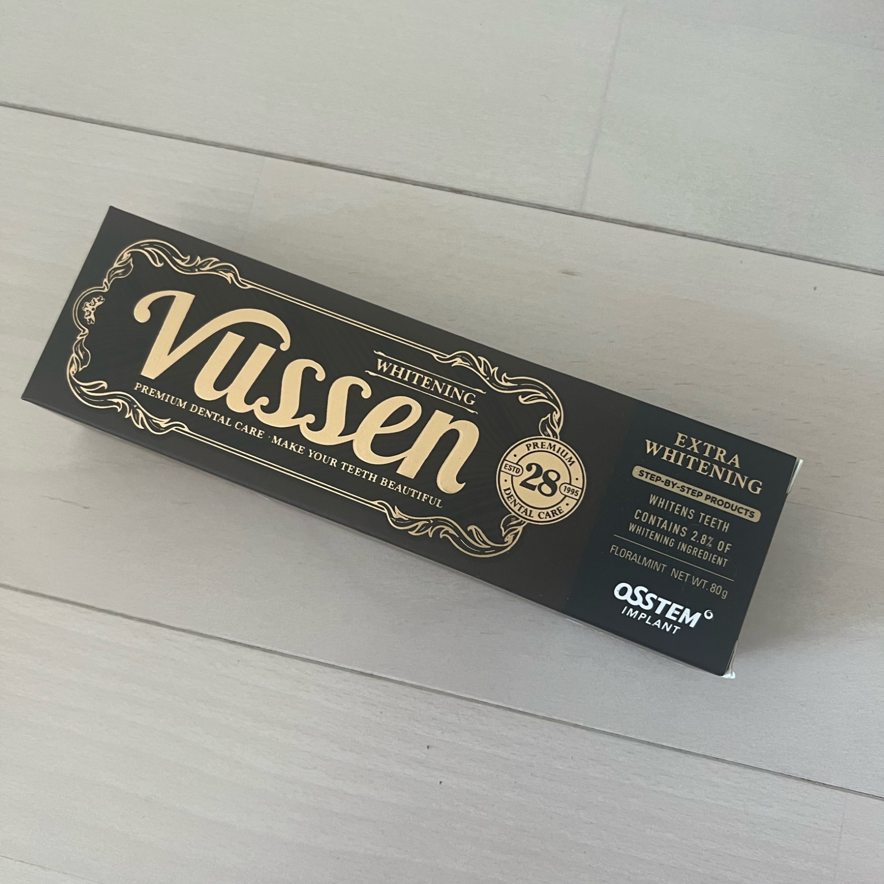 【NEW】【送料無料】VUSSEN 28 30 ビューセン ホワイトニング 歯磨き粉 韓国 美容 美白 WHITENING 口臭 タバコ 歯の黄ばみ  虫歯 歯周病 デンタルケア 80g ビューセン28 VUSSEN28 ビューセン30 VUSSEN30