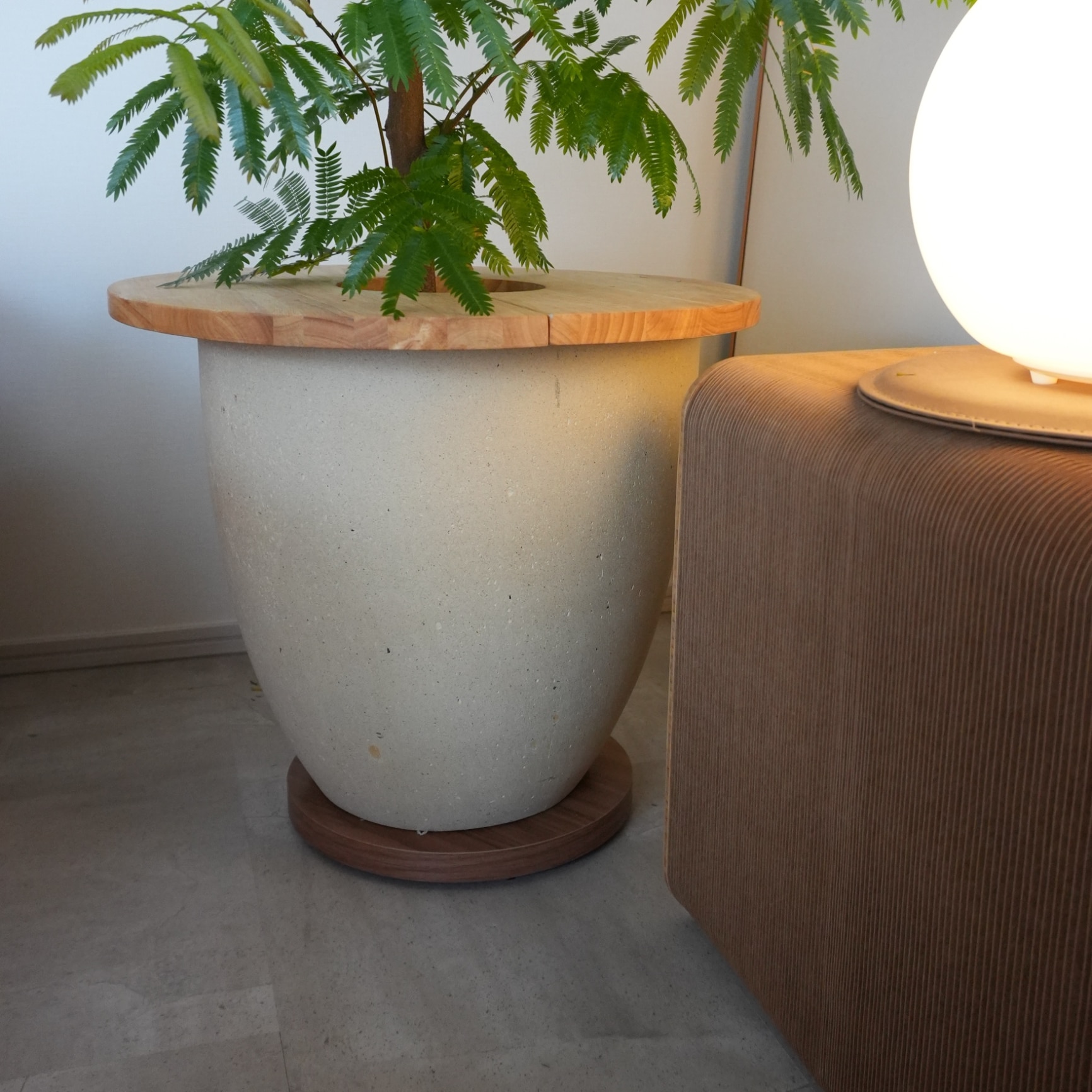 クーポン配布中】植木鉢トレー キャスター付き 30cm 鉢皿 木製 鉢台