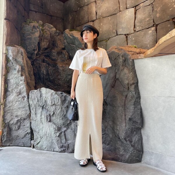 SALE】Lily-yarn Knit Skirt/リリーヤーンニットスカート/TODAYFUL  