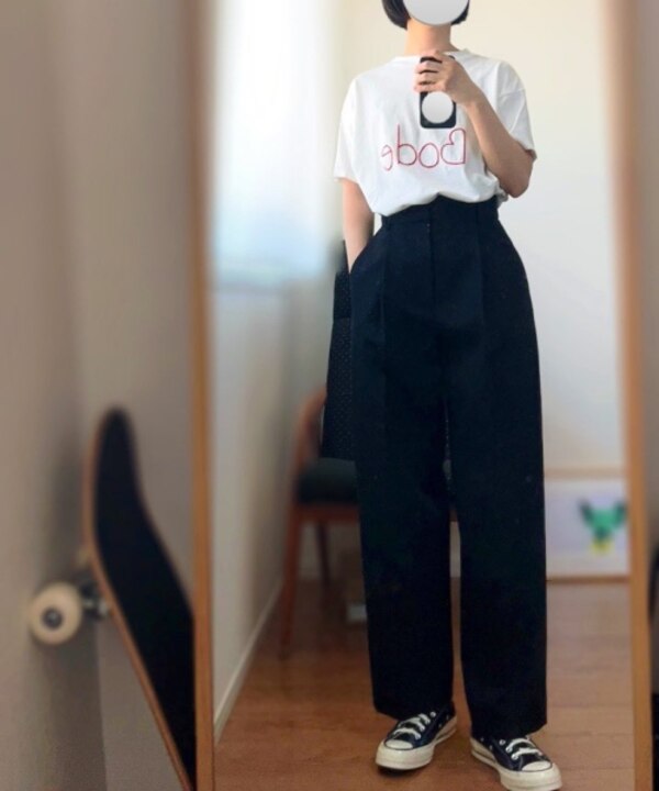 SALE】ATON / エイトン : 【レディース】WOOL GABARDINE TAPERED PANTS 