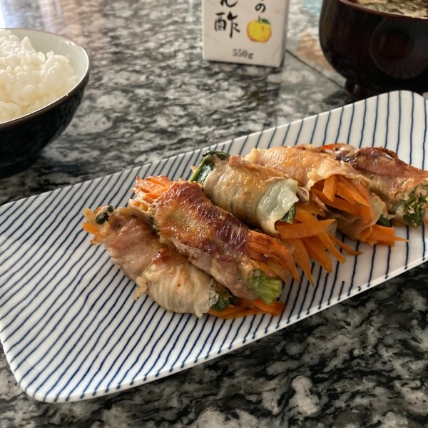 白山陶器 重ね縞 長焼皿 / HAKUSAN /節分 恵方巻き 恵方巻 太