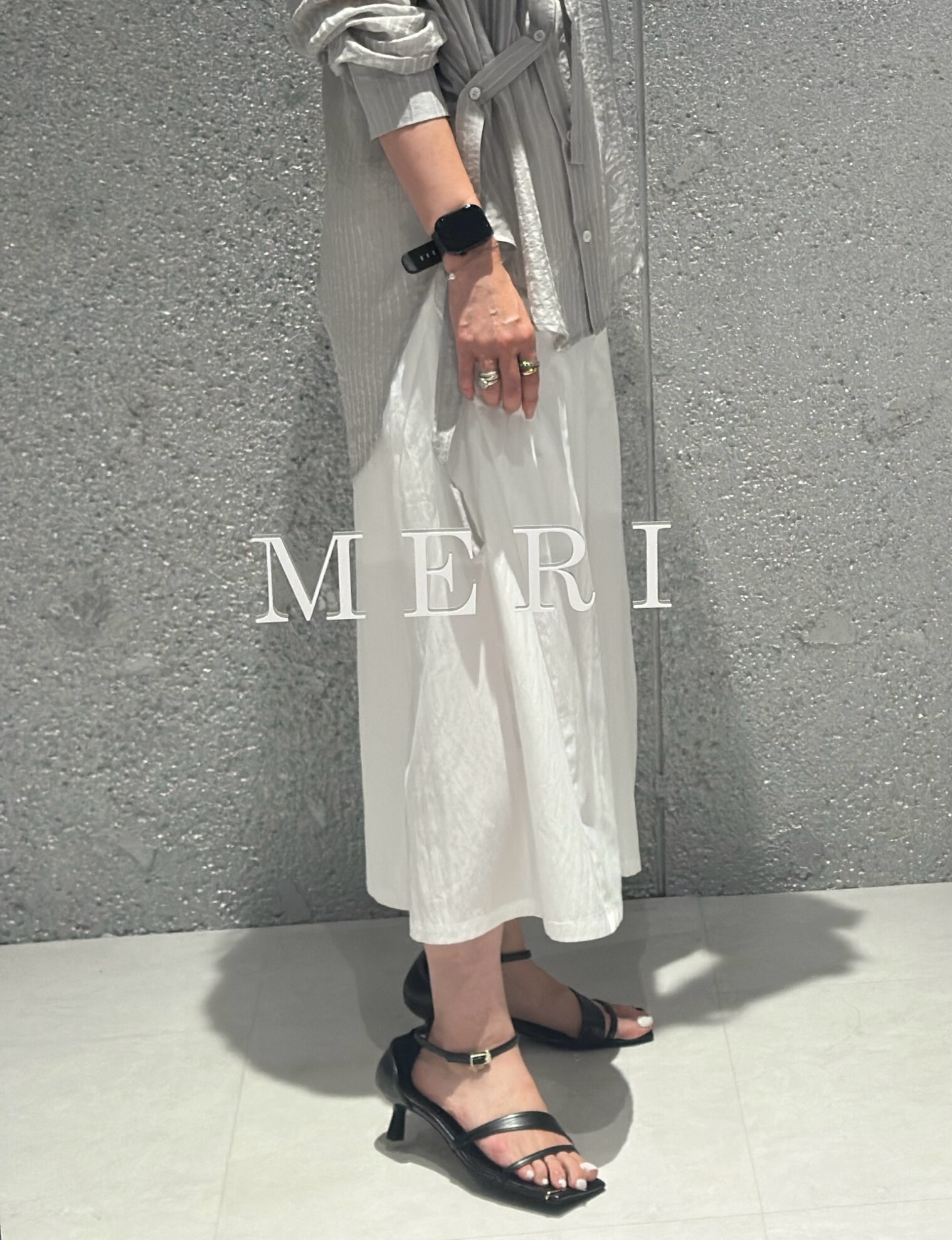 SHIORI×MERI スカートライクパンツ ※8月1日20時ブラック再販いたします※