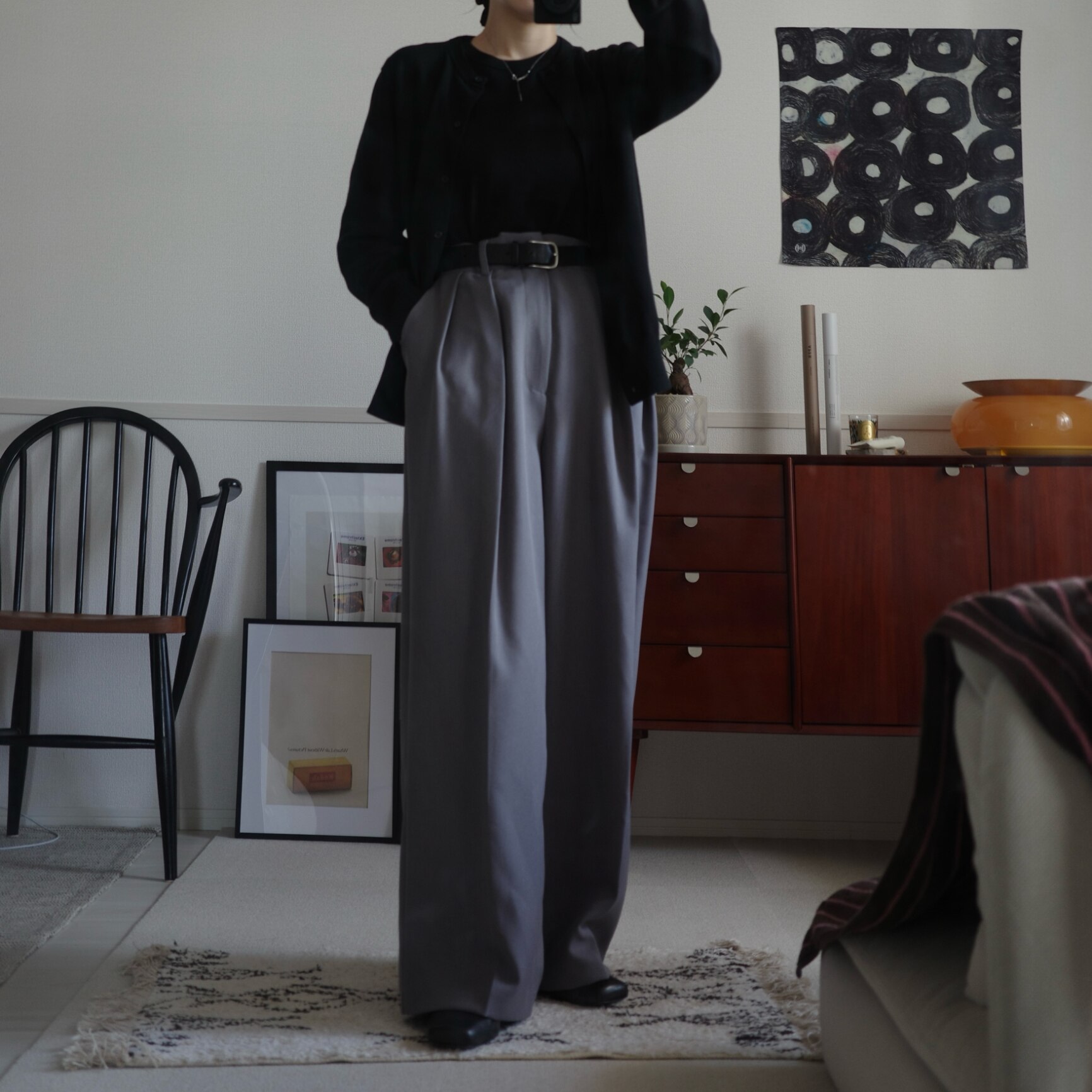 SALE／50%OFF】美形ワイドパンツ Mila Owen ミラオーウェン パンツ 