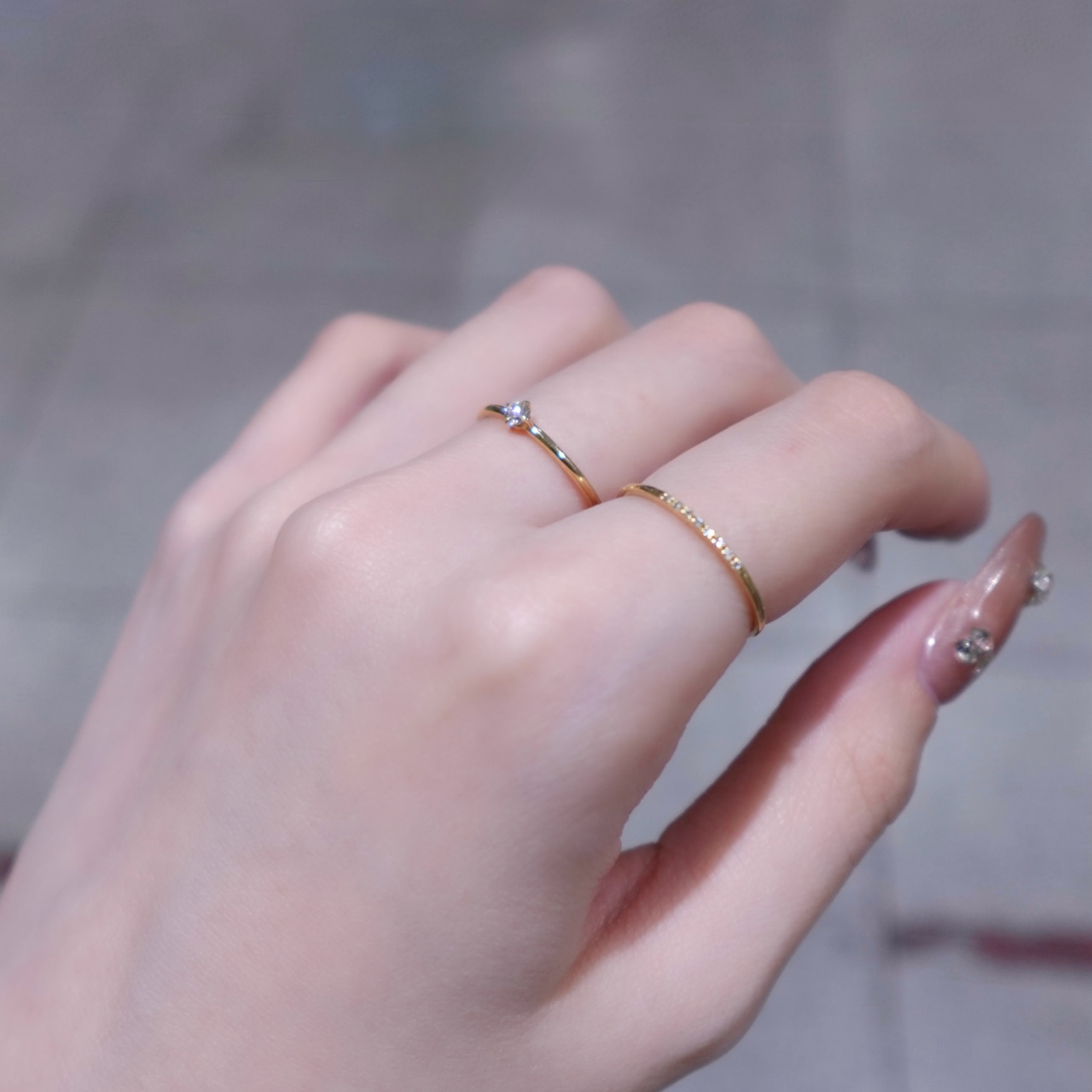ete K18 ダイヤモンド リング「ブライト」 エテ アクセサリー・腕時計