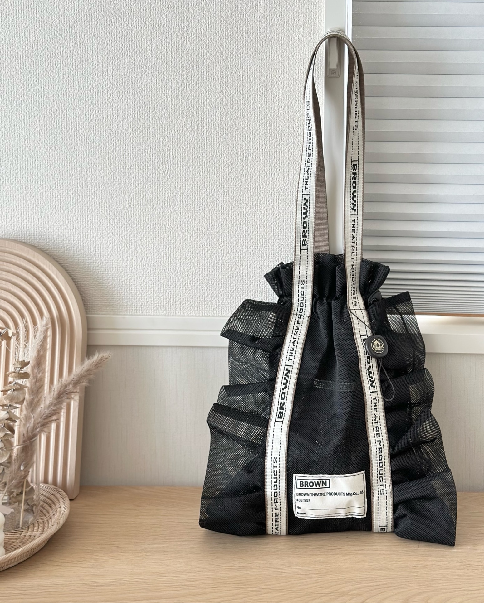 SALE／21%OFF】BRAUN 別注 メッシュフリル シューズバッグ 24SS