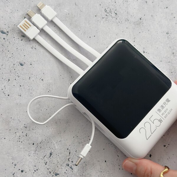 モバイルバッテリー 軽量 小型 22800mAh バッテリー 22.5W 急速充電 