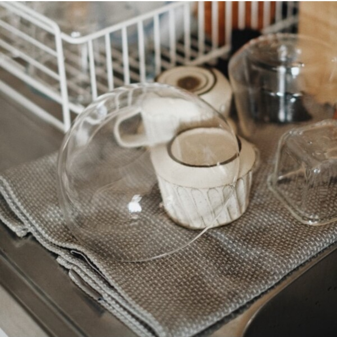 イッタラ カステヘルミ ケーキスタンド 24cm クリア