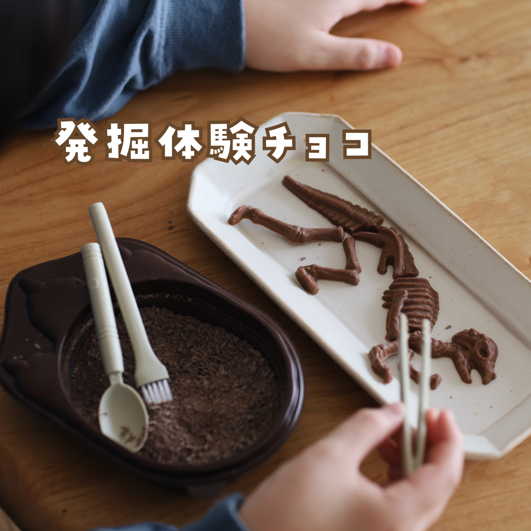 チョコレート 恐竜 ジュラシックショコラ パズル チョコレート 発掘