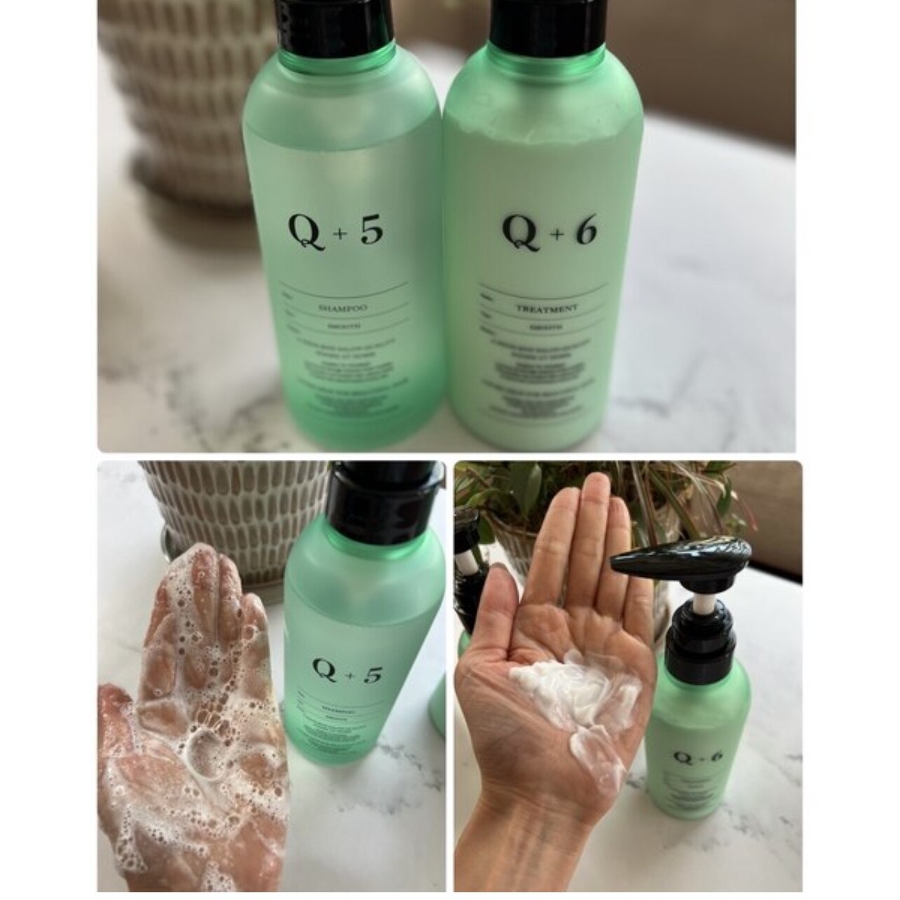 Q+ ( クオリタス )シャンプー ＆ トリートメント 400ml ＆ 400g