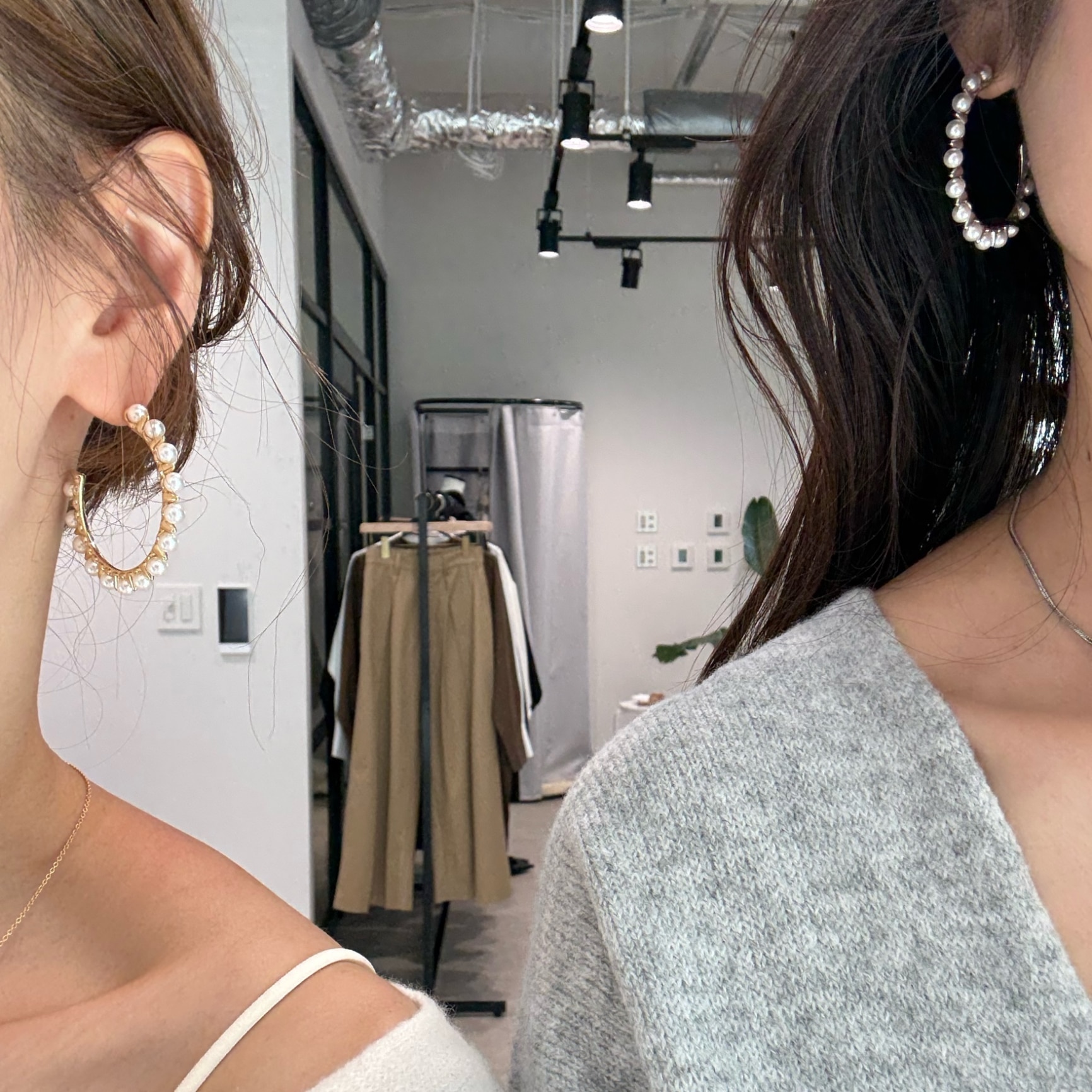 perna AYAさんデザイン ビーズピアス ビーズ編みひし形ピアス＊ ビーズ 