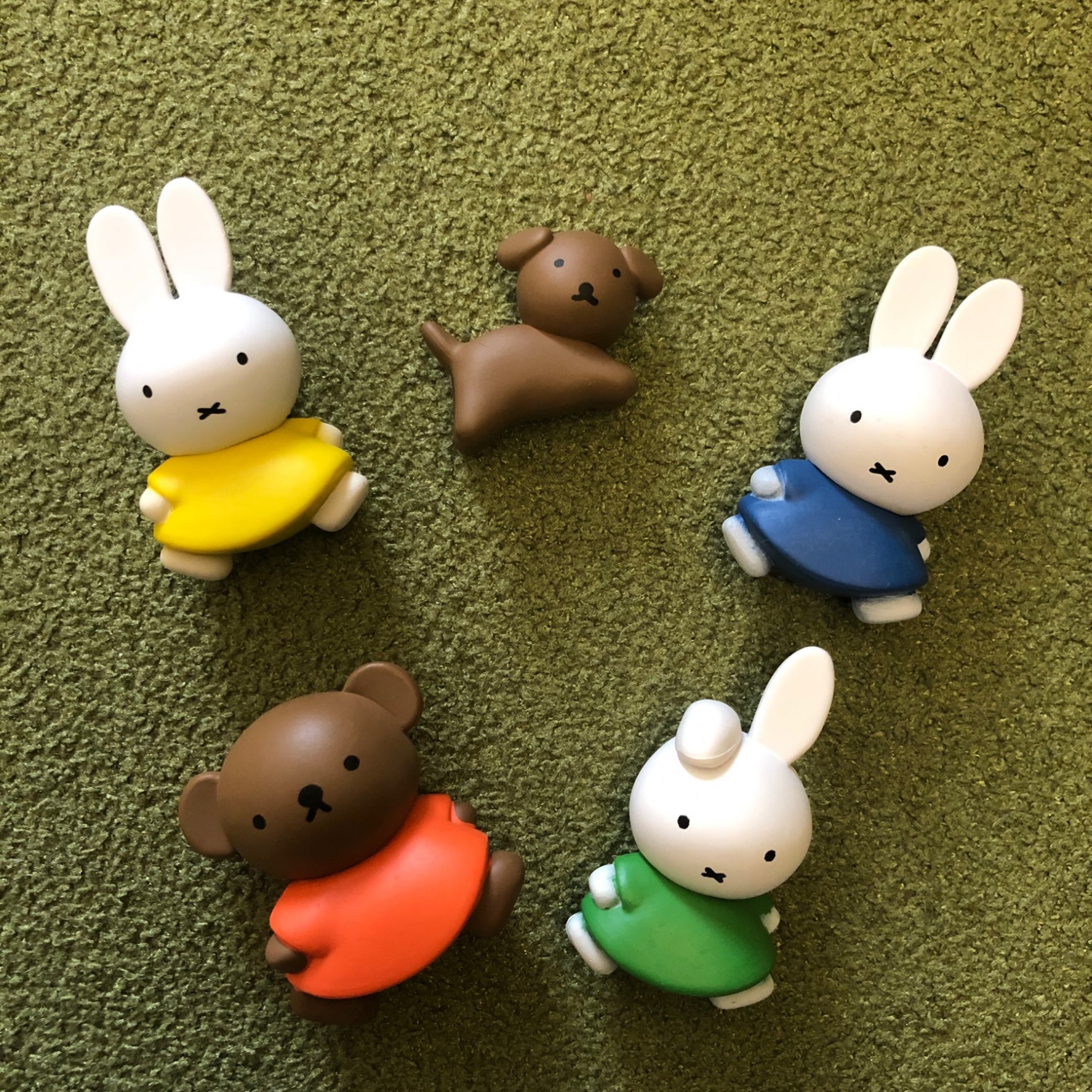 送料無料 】 ミッフィー miffy ならぶんです。全5種 - 全5種フルコンプ