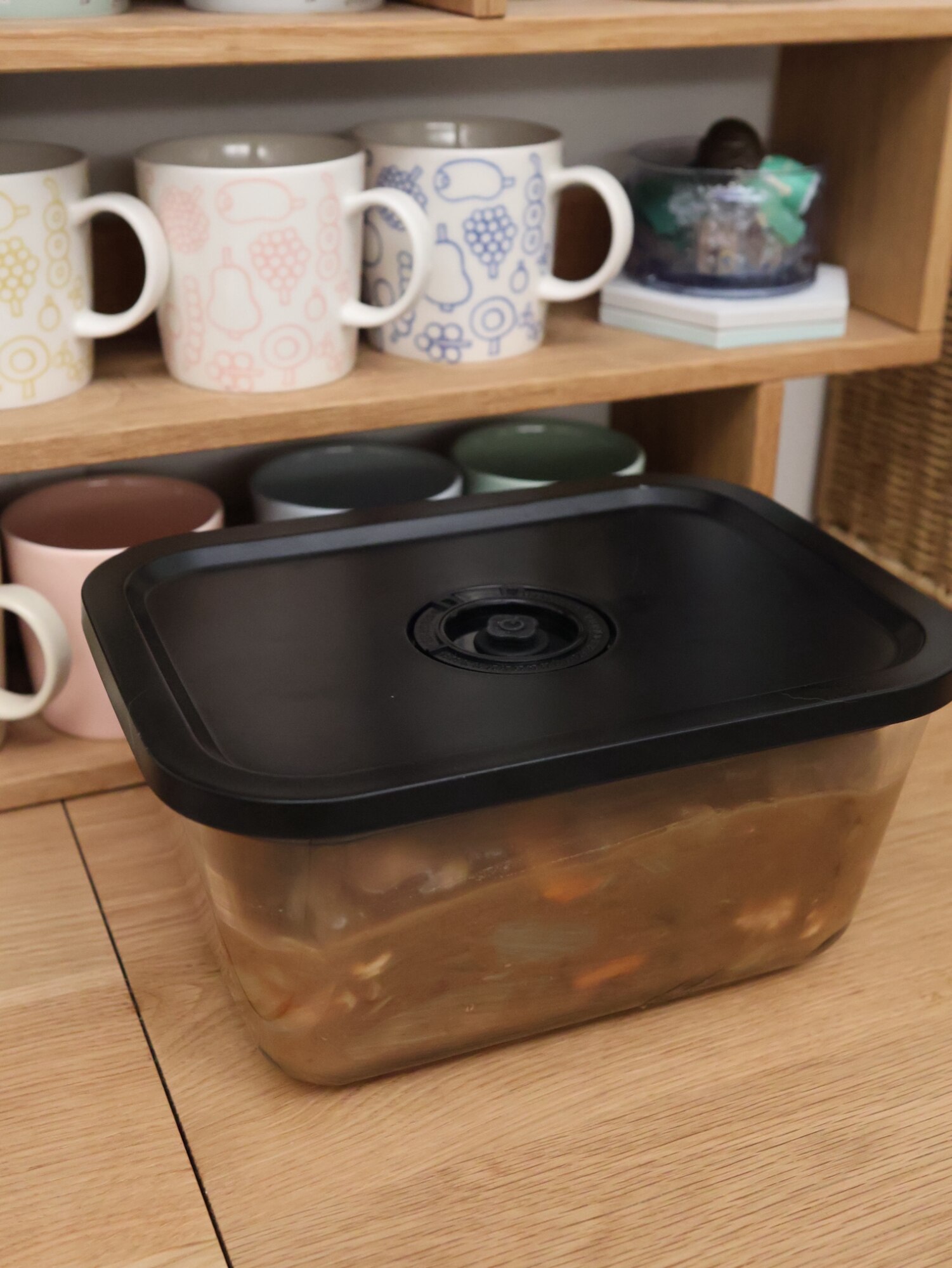 9/4新発売 クックパッド plus掲載】STOQ 真空保存容器 ガラス セット