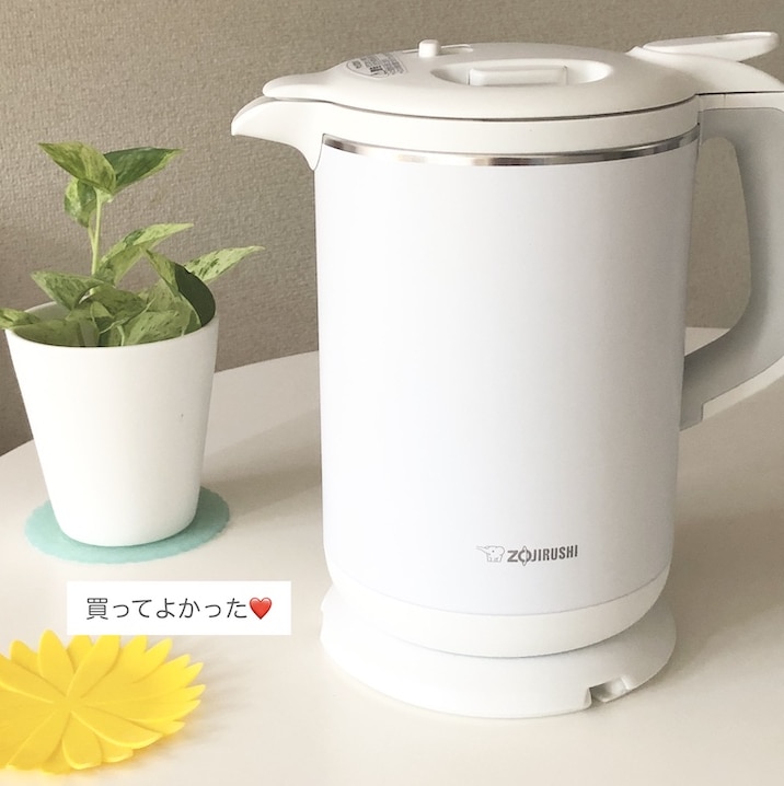 象印 - ck-ax10-wa 電気ケトル　象印　ホワイト 楽天市場】象印 電気ケトル 1.0l ホワイト ck-ax10-waの通販