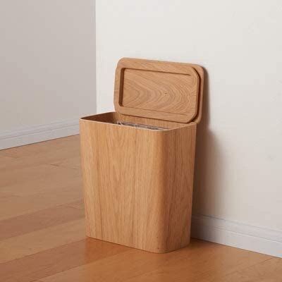 無印良品　木製　ナチュラルウッド円筒形ごみ箱 2個セット 無印良品 木製 ナチュラルウッド筒形ごみ箱 2個セット