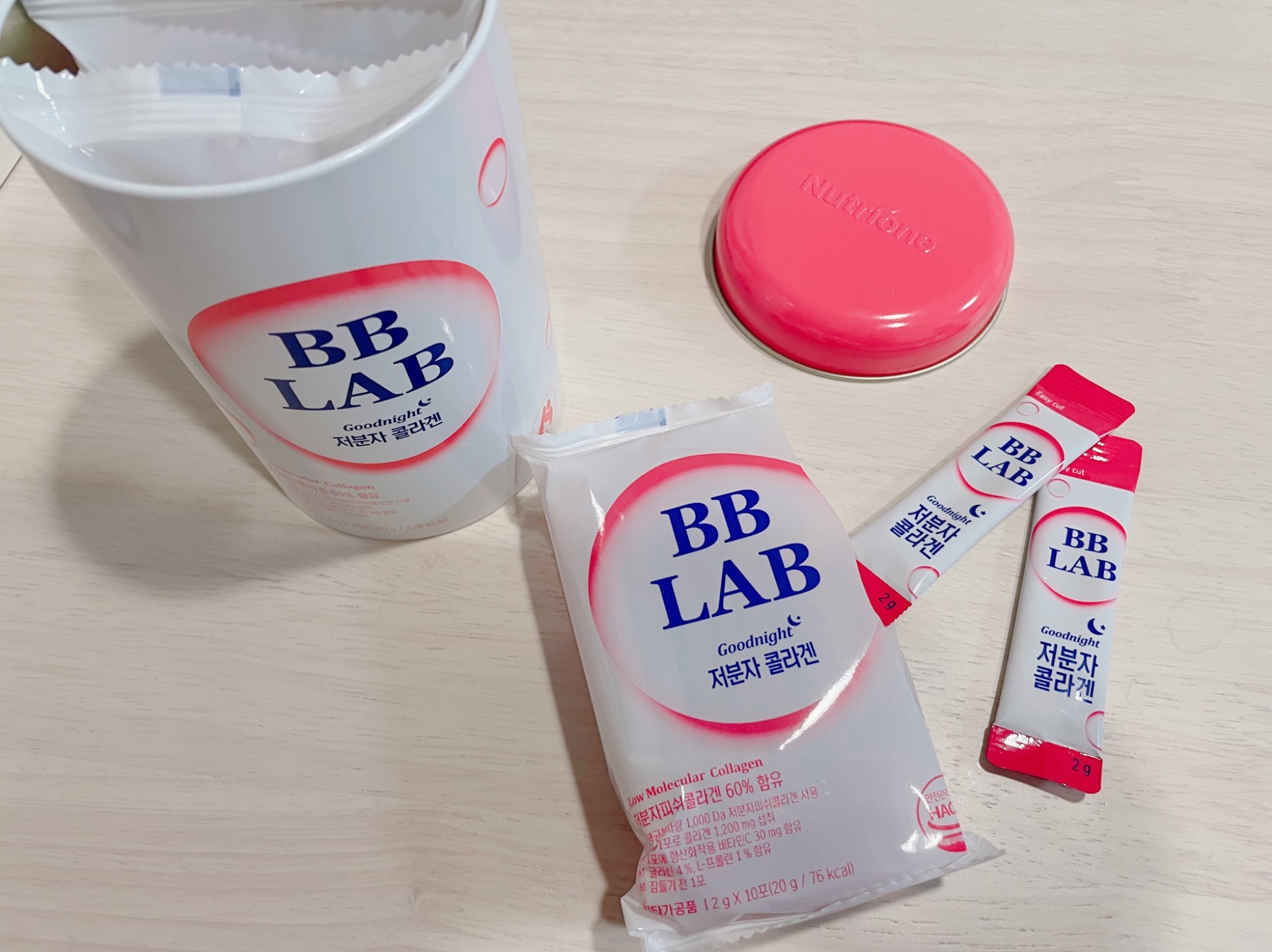 【Nutrione】BB LAB 低分子コラーゲン/(2g×30包)×2個/BB LAB Collagen/ビタミン/ヒアルロン酸/乳酸菌 ...