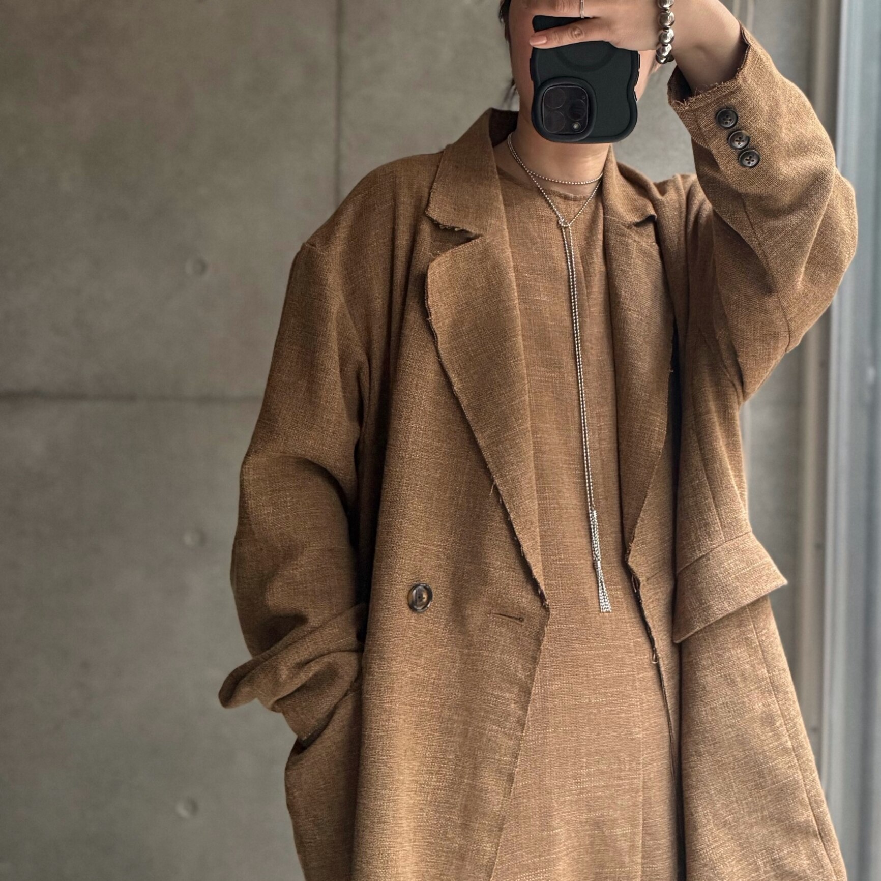 【10%OFFクーポン配布中】N244 ネックレス ロング ステンレス 付け方色々 タッセル つぶつぶ チェーン レディース 金属アレルギー対応 おしゃれ 個性 シンプル 高級感 シルバー 錆びない シンプル つけっぱなし プレゼント 調節可能 ジュエリー