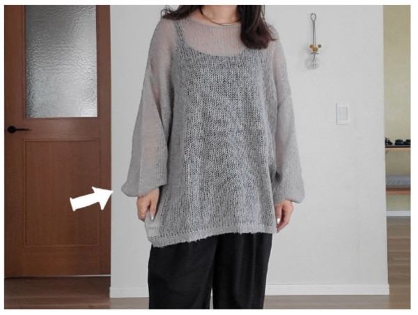 モヘアタッチローゲージシアープルオーバー / レディース 秋 冬