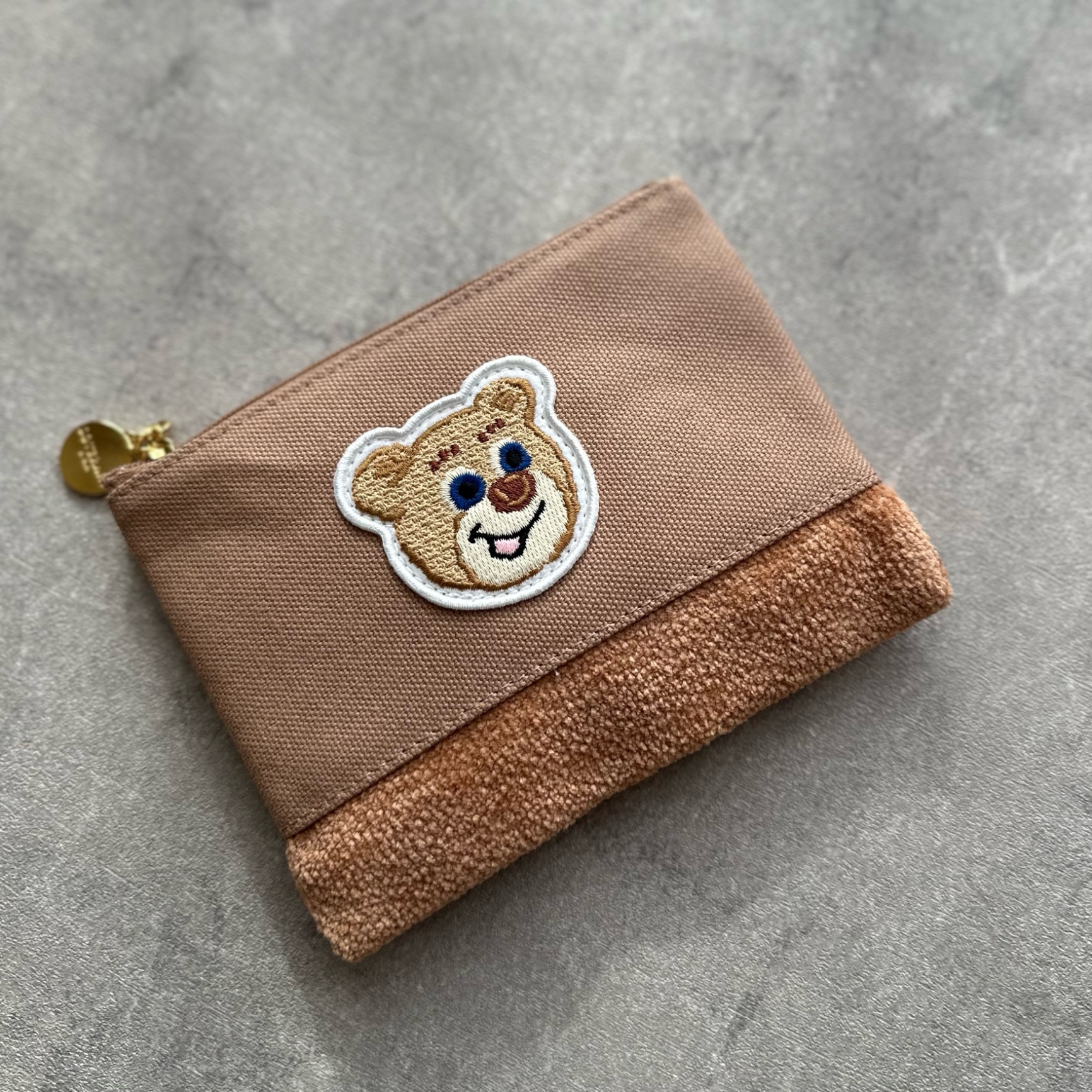 フェイラー公式/LOVERARY オールドテディ ワッペンポーチ L/OTE-233072