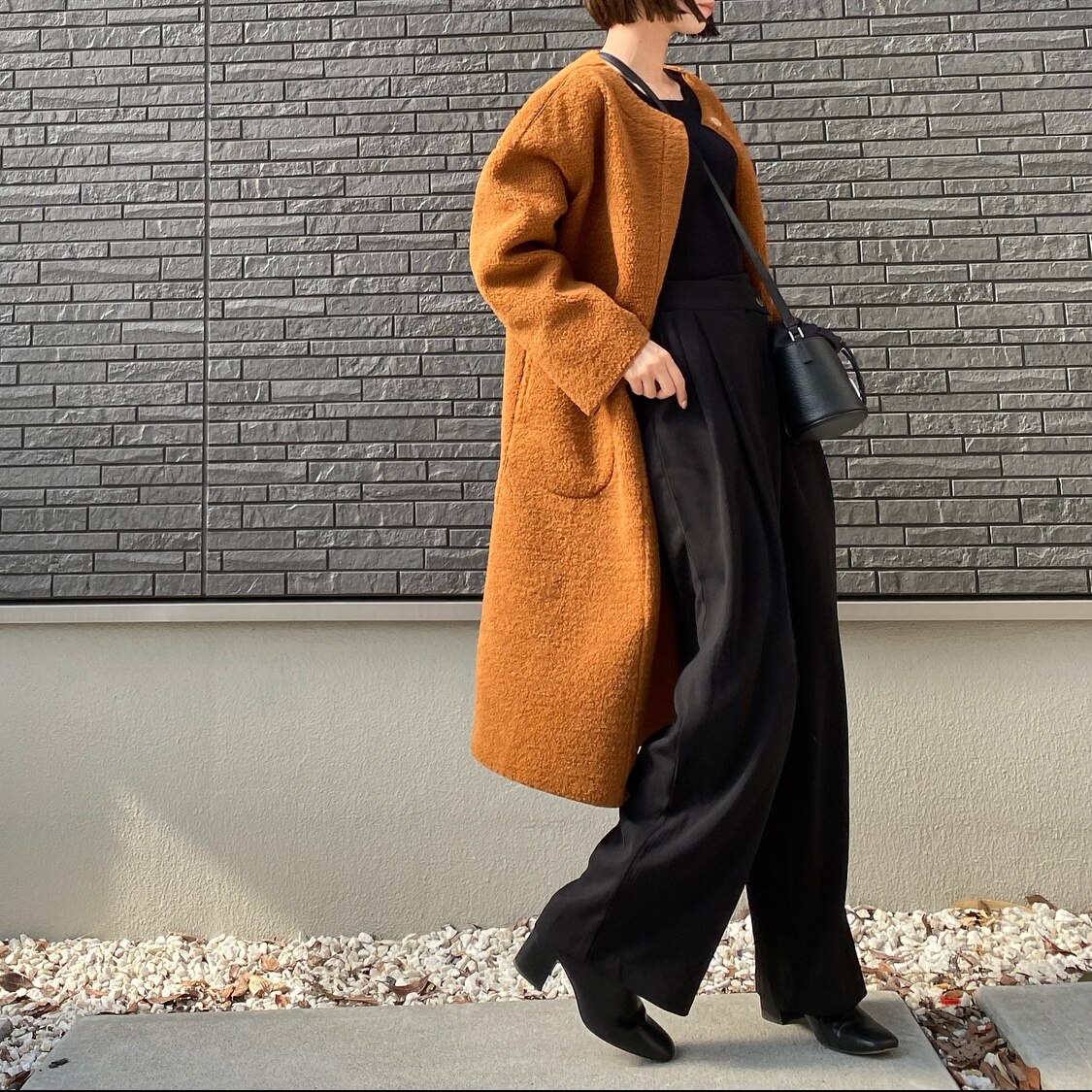 大人気 ポンチョコート フリル L ジャケット フェミニン 体型カバー 紫 女性が喜ぶ フェミニン