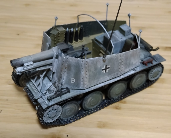 ドラゴンモデル 1/35 TANKS OF THE WORLD ドイツ 自走榴弾砲 sIG 33/1