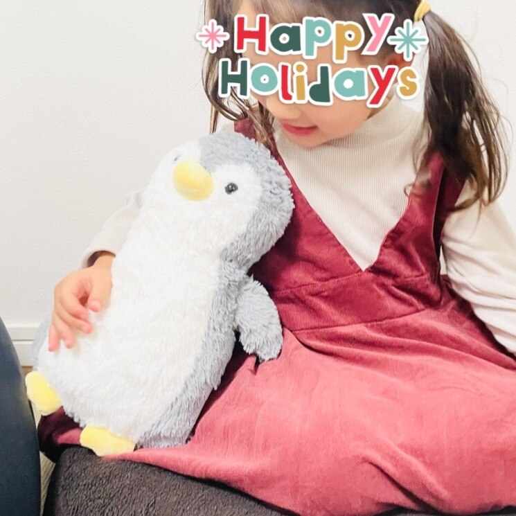 あったかぬいぐるみ(Nウォーム ペンギン o-i S) ニトリ 【玄関先