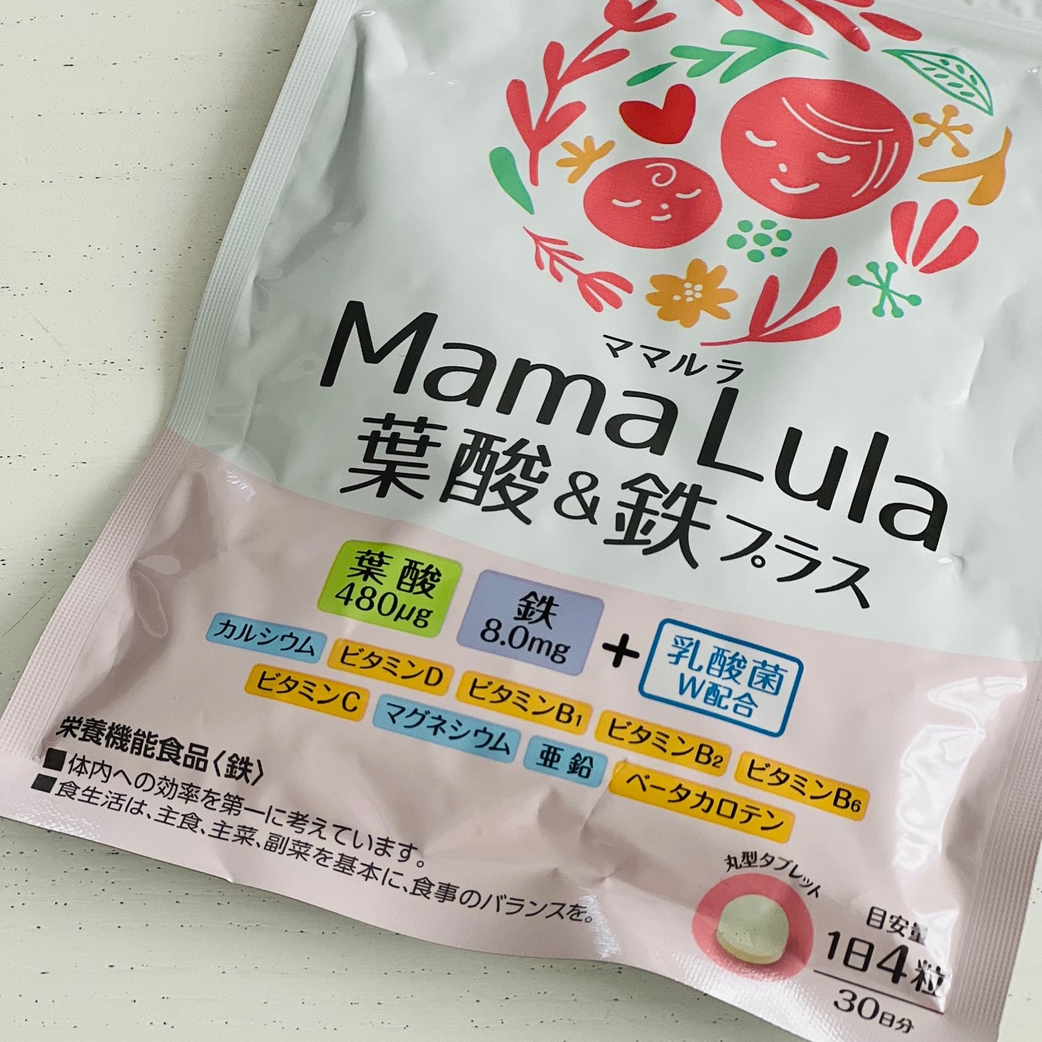 Mama Lula (ママルラ) 葉酸&鉄プラス＜栄養機能食品＞ 30日分