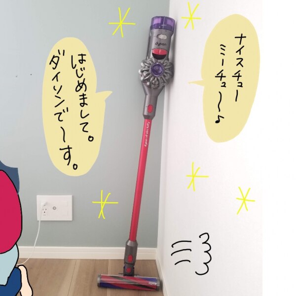 ダイソン dyson SV10KSLM スティッククリーナー Dyson V8 Slim Fluffy 