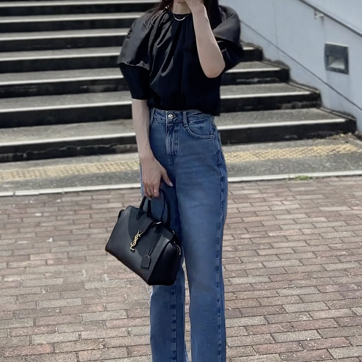 SALE／30%OFF】ギャザーデザイン構築パフスリーブブラウス