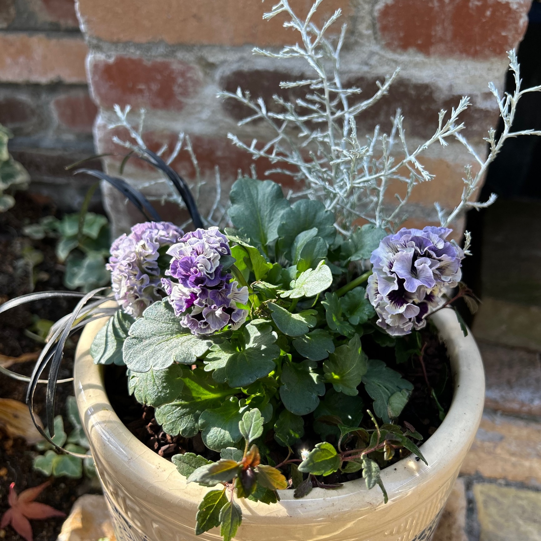 ウィリアムモリスＬサイズ♡植木鉢 プランター 可愛い 陶器 北欧-