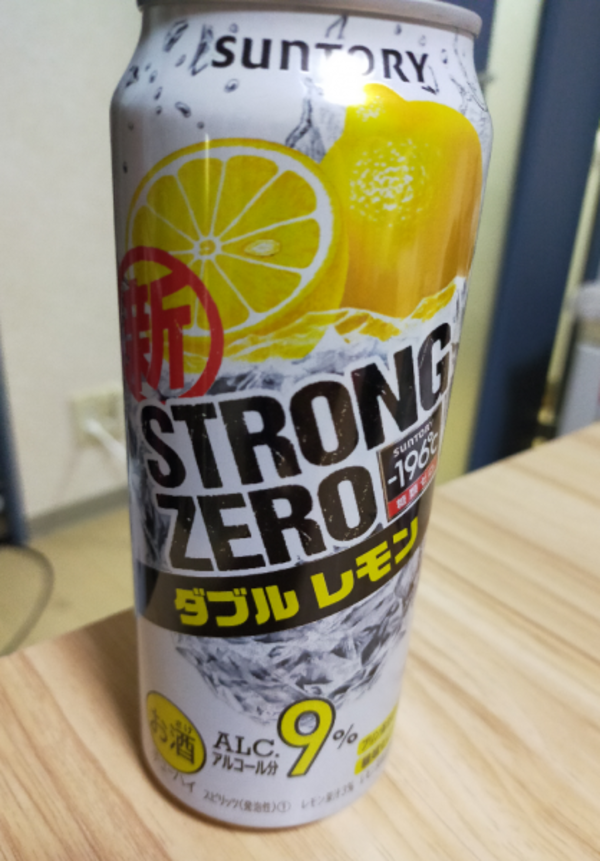サントリー -196度 ストロングゼロ チューハイ ダブルレモン 9％(350ml
