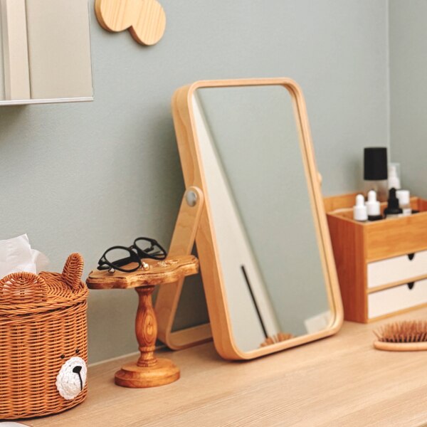 IKEA/イケア/通販]IKORNNES イコルネス テーブルミラー, アッシュ[B](c 