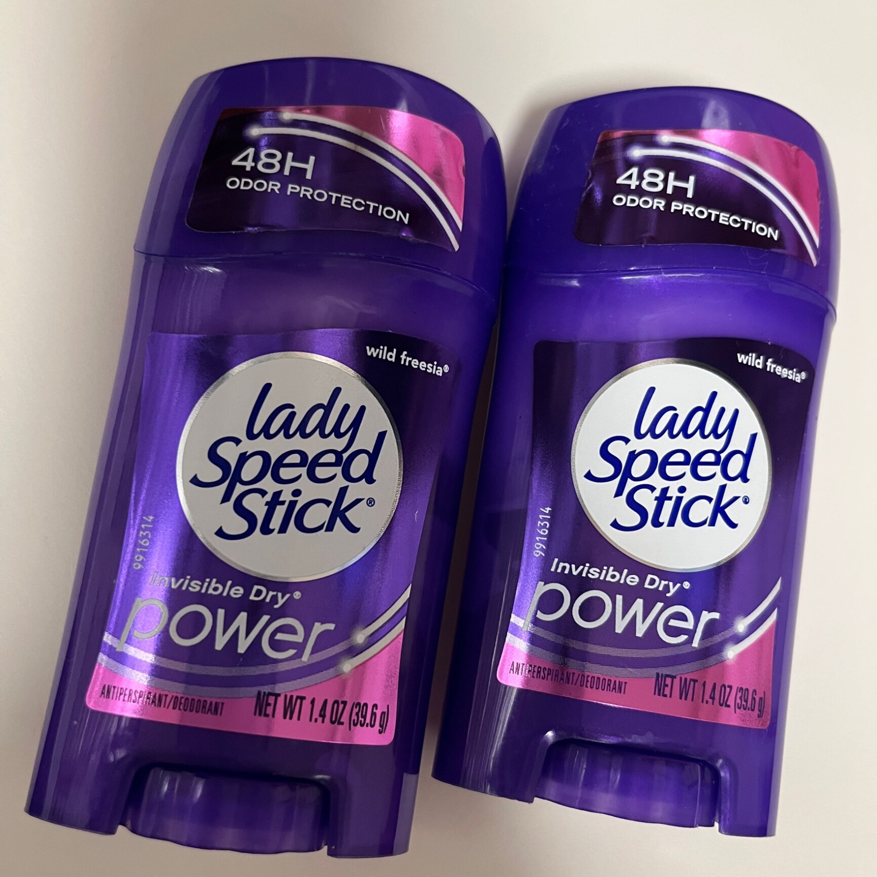 【2個セット】Lady Speed Stick デオドラント インビジブルドライ ワイルドフリージアの香り 65g (2.3oz) レディ